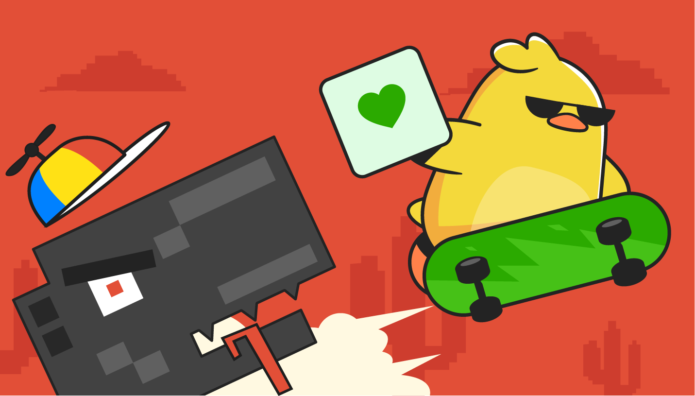 Ducky Dash banner art